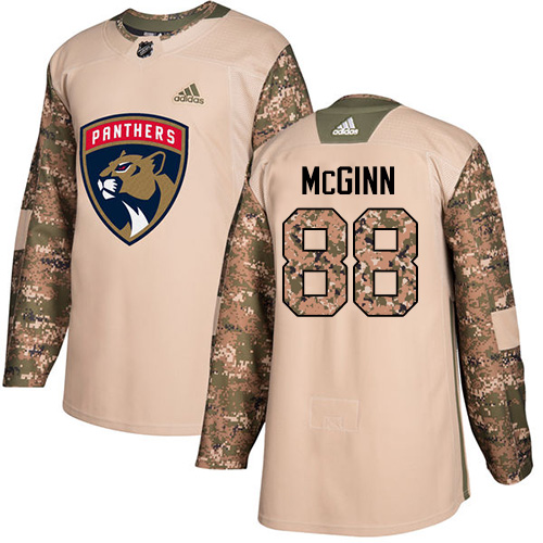 Adidas Panthers #88 Jamie McGinn Camo Authentic Veterans Day Stitched NHL Jersey